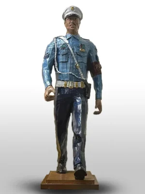 riffat-shaheen-3d-paf-policeman 3D Printed Figurine | PAF Policeman Sculpture