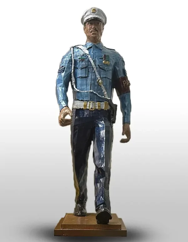 riffat-shaheen-3d-paf-policeman 3D Printed Figurine | PAF Policeman Sculpture