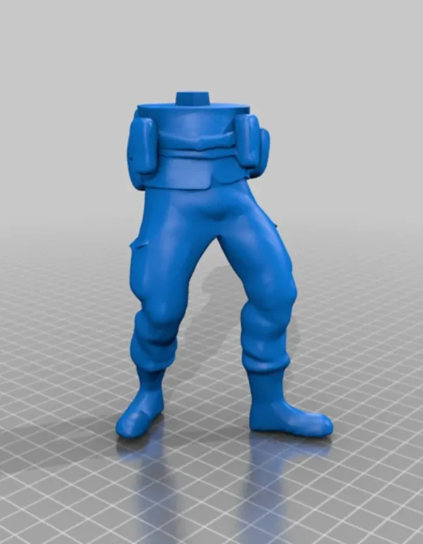 3D Printed Figurine | Soldier Legs Sculpture